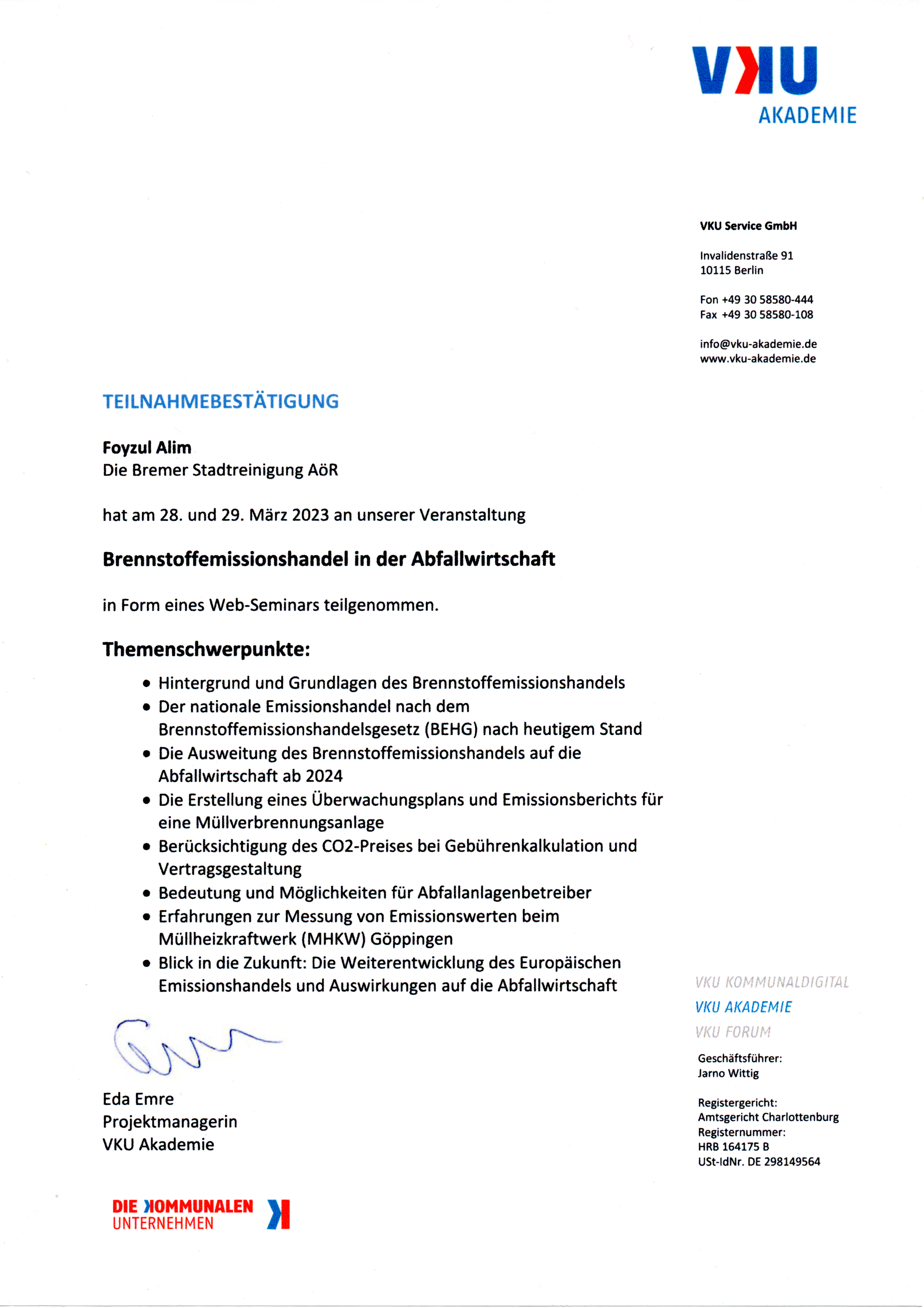 Brennstoffemissionshandel